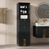 Artis 150 cm Bathroom Storage Cabinet – Freestanding Linen Tower with 2 Drawers & 2 Doors