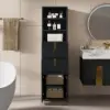 Artis 150 cm Bathroom Storage Cabinet – Freestanding Linen Tower with 2 Drawers & 2 Doors