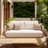Picture of Costra 2-Seater Outdoor Aluminium Handwoven Rope Hanging Swing Chair