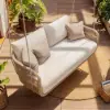Picture of Costra 2-Seater Outdoor Aluminium Handwoven Rope Hanging Swing Chair