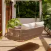 Picture of Costra 2-Seater Outdoor Aluminium Handwoven Rope Hanging Swing Chair