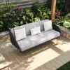 Cocaro 2-Seater Woven Outdoor Patio Swing