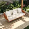 Cocaro 2-Seater Woven Performance Outdoor Swing with Plush Cushioning