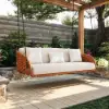 Cocaro 2-Seater Woven Performance Outdoor Swing with Plush Cushioning
