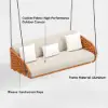 Cocaro 2-Seater Woven Performance Outdoor Swing with Plush Cushioning