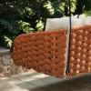 Cocaro 2-Seater Woven Performance Outdoor Swing with Plush Cushioning