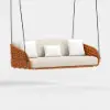 Cocaro 2-Seater Woven Performance Outdoor Swing with Plush Cushioning