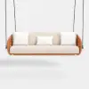 Cocaro 2-Seater Woven Performance Outdoor Swing with Plush Cushioning