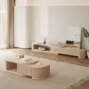 Velar 180 - 290 cm Extendable Fluted TV Stand with Sintered Stone Top & 3 Drawers