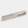 Velar 180 - 290 cm Extendable Fluted TV Stand with Sintered Stone Top & 3 Drawers