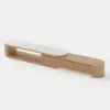 Velar 71"-114" Extendable Fluted TV Stand with Sintered Stone Top & 3 Drawers