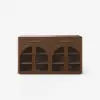 Arune 63" Walnut Wood Sideboard with Storage & Light