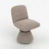 45 cm Performance Boucle Upholstered Swivel Slipper Accent Chair – AUD-H2739