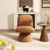45 cm Performance Boucle Upholstered Swivel Slipper Accent Chair – AUD-H2747