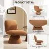 45 cm Performance Boucle Upholstered Swivel Slipper Accent Chair – AUD-H2747