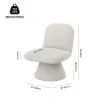 45 cm Performance Boucle Upholstered Swivel Slipper Accent Chair – AUD-H2750
