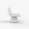 45 cm Performance Boucle Upholstered Swivel Slipper Accent Chair – AUD-H2750