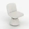 45 cm Performance Boucle Upholstered Swivel Slipper Accent Chair – AUD-H2750
