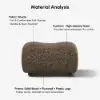 15" Performance Boucle Curve Ottoman – AUD-H2753