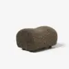 15" Performance Boucle Curve Ottoman – AUD-H2753