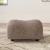 Picture of 15" Performance Boucle Curve Ottoman – AUD-H2754