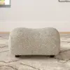 15" Performance Boucle Curve Ottoman – AUD-H2755