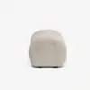 15" Performance Boucle Curve Ottoman – AUD-H2755