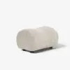 15" Performance Boucle Curve Ottoman – AUD-H2755