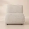 40 cm Performance Boucle Upholstered Curved Slipper Accent Chair – AUD-H2756