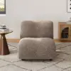 40 cm Performance Boucle Upholstered Curved Slipper Accent Chair – AUD-H2757