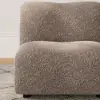 40 cm Performance Boucle Upholstered Curved Slipper Accent Chair – AUD-H2757