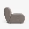 40 cm Performance Boucle Upholstered Curved Slipper Accent Chair – AUD-H2757