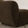 40 cm Performance Boucle Upholstered Curved Slipper Accent Chair – AUD-H2758