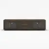 Arune 200 cm Arched Glass Doors Smoked Brown TV Stand with Storage and LED