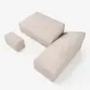Picture of Slatera Outdoor 600D Tough Canvas Waterproof Patio Furniture Set Covers in Ivory