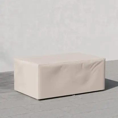 Tevara Outdoor 600D Tough Canvas Waterproof Patio Furniture Covers in Ivory – 102cm
