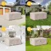 Picture of Tevara Outdoor 600D Tough Canvas Waterproof Patio Furniture Covers in Ivory – 102cm