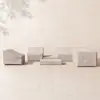 Grida Outdoor 600D Tough Canvas Waterproof Patio Furniture Set Covers in Ivory