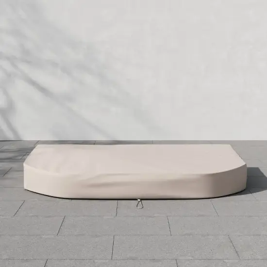 Picture of Tevara Outdoor 600D Tough Canvas Waterproof Patio Furniture Covers in Ivory – 201cm