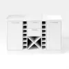 150 cm Modern White Sintered Stone Kitchen Island with Wine Storage