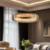 Orlova 24" Crystal Dimmable Ceiling Lights 3 Modes LED Crystal Chandelier