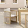 Picture of Wevara 9-Piece Outdoor Rope Weave Dining Set with 8 Chairs in Natural