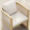 Wevara 11-Piece Outdoor Rope Weave Dining Set with 10 Chairs in Natural