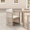 Wevara 7-Piece Outdoor Rope Weave Dining Set with 6 Chairs in Sand
