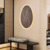 80cm Illuminated Abstract Figure Wall Art with Warm LED Backlight, Textured Wall Decor