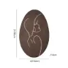 80cm Illuminated Abstract Figure Wall Art with Warm LED Backlight, Textured Wall Decor