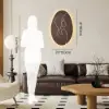 80cm Illuminated Abstract Figure Wall Art with Warm LED Backlight, Textured Wall Decor