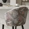 Arcora White Velvet Counter Stool with Upholstered, 1 Piece