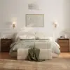 Meloa 24" Wooden 3-Drawer Smart Bedside Table With LED Lighting & Charging Station