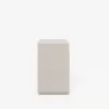 Picture of Haloa Modern 47" 6-Drawer Matte Warm White Chest of Drawers with Light and Charging Station